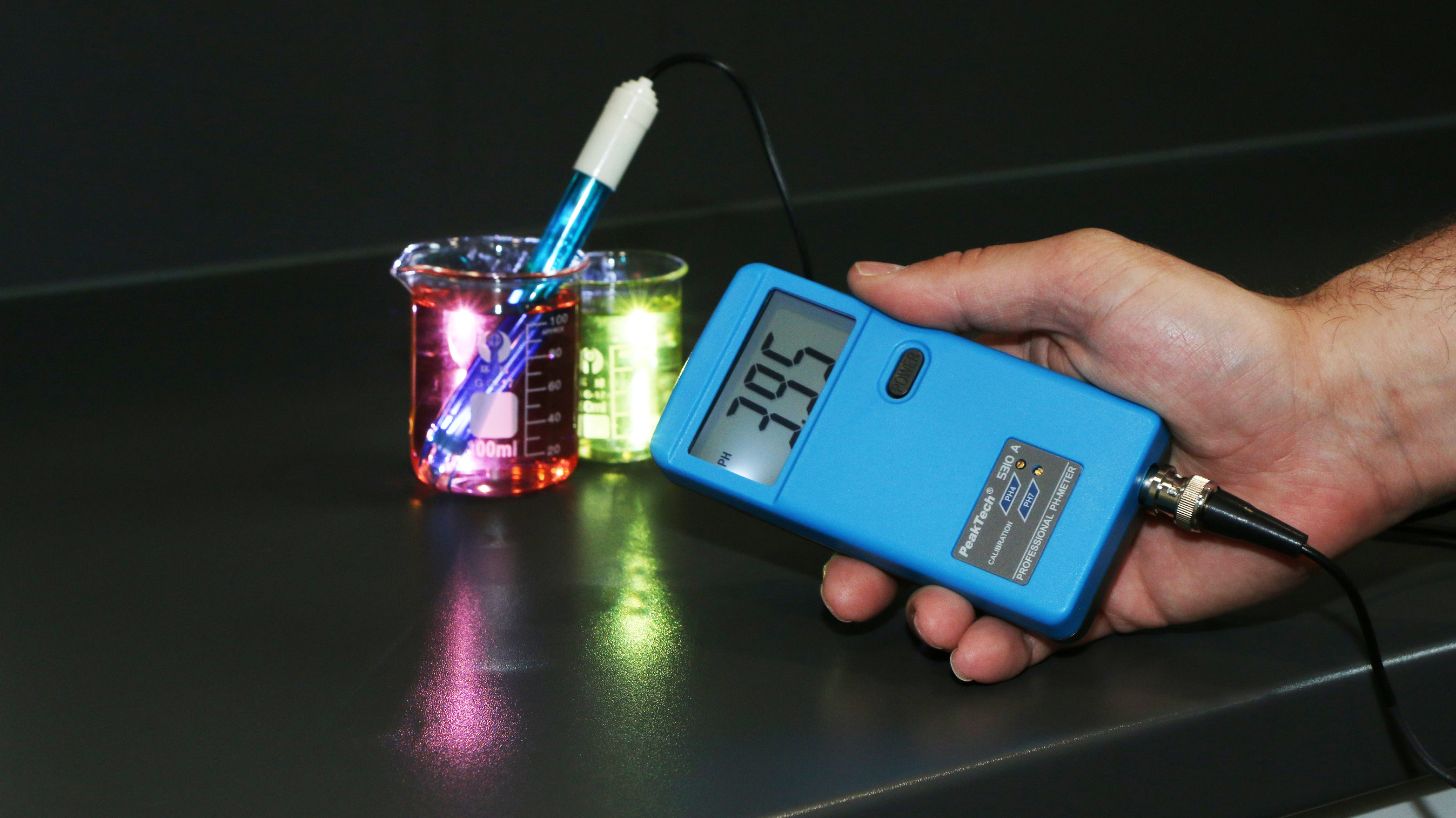 «PeakTech® P 5310 A» PH-Tester mit Kabelsonde