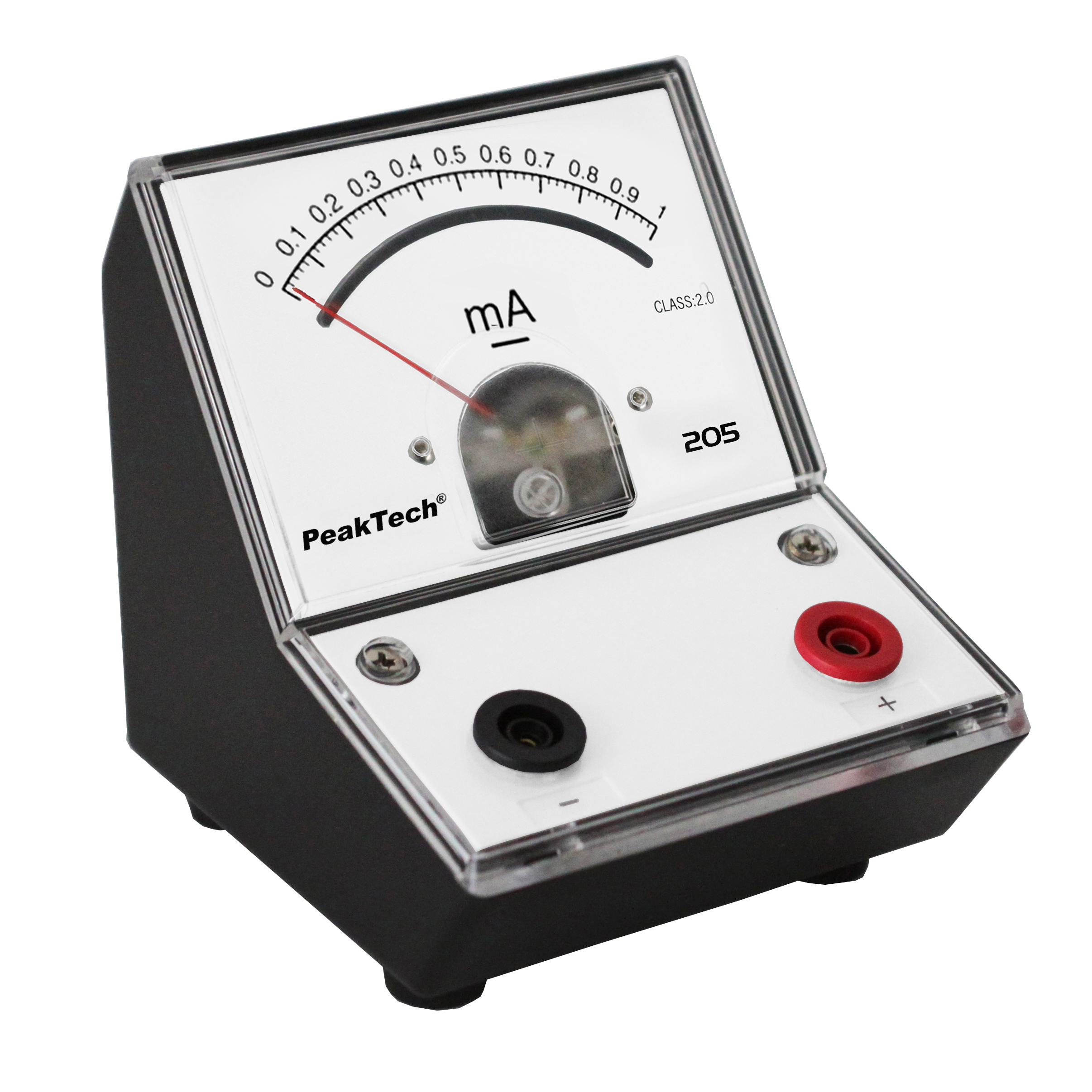 «PeakTech® P 205-03» Amperomierz analogowy - 0 ... 1mA DC