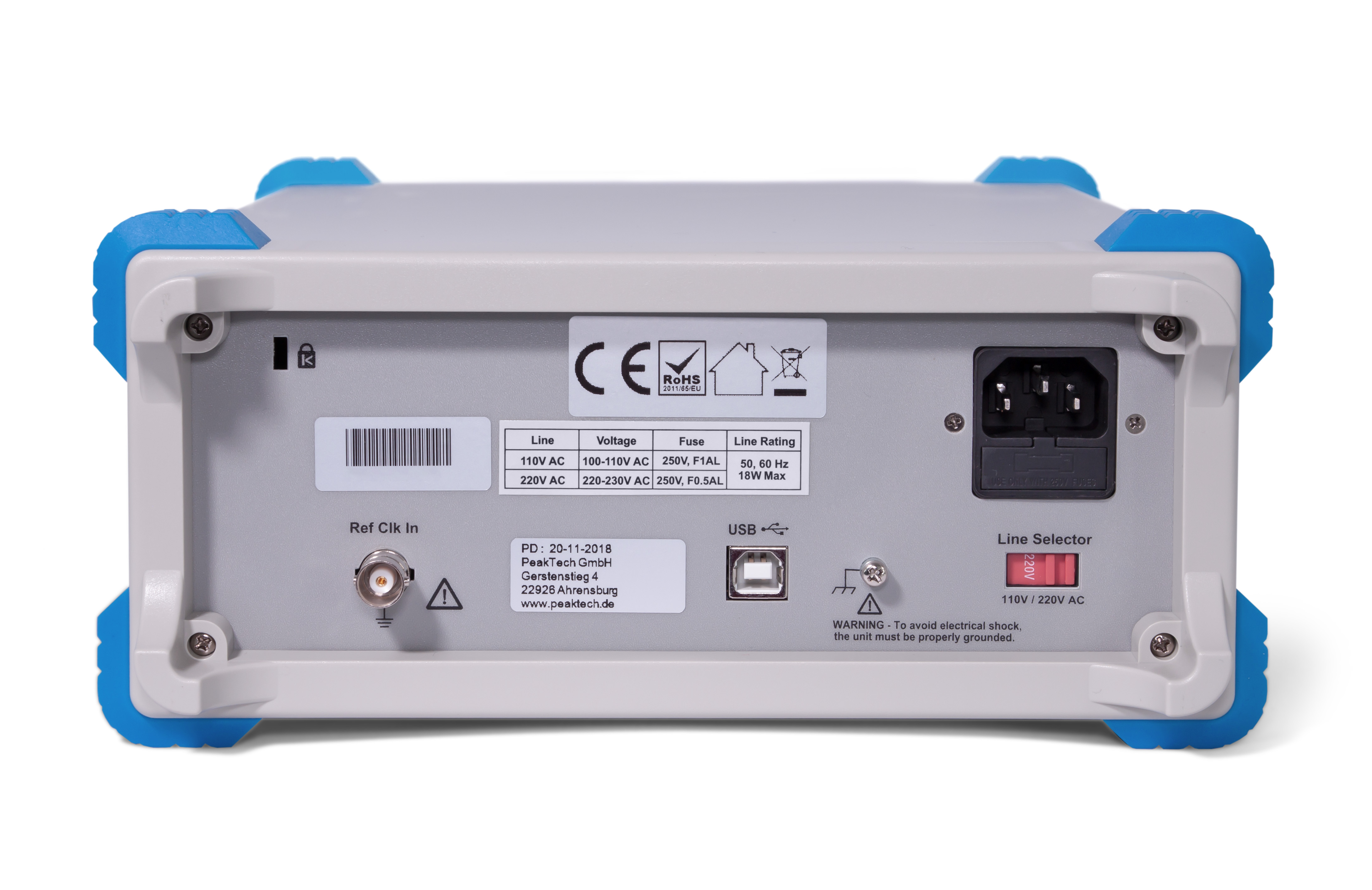 «PeakTech® P 4120» 1CH Arbitrary Funktionsgenerator, 1 µHz – 5 MHz