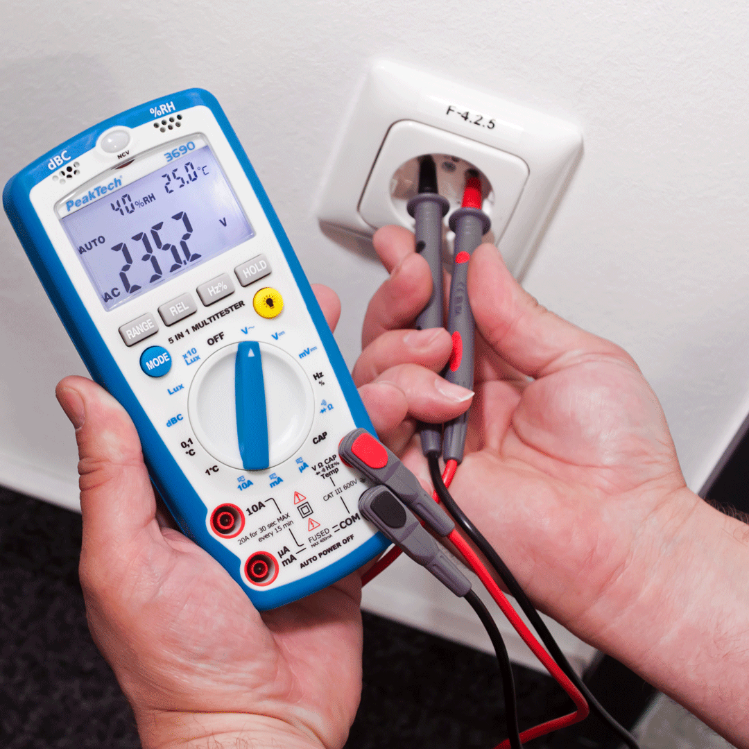 «PeakTech® P 3690» 4000 counts multimeter, environmental measurements