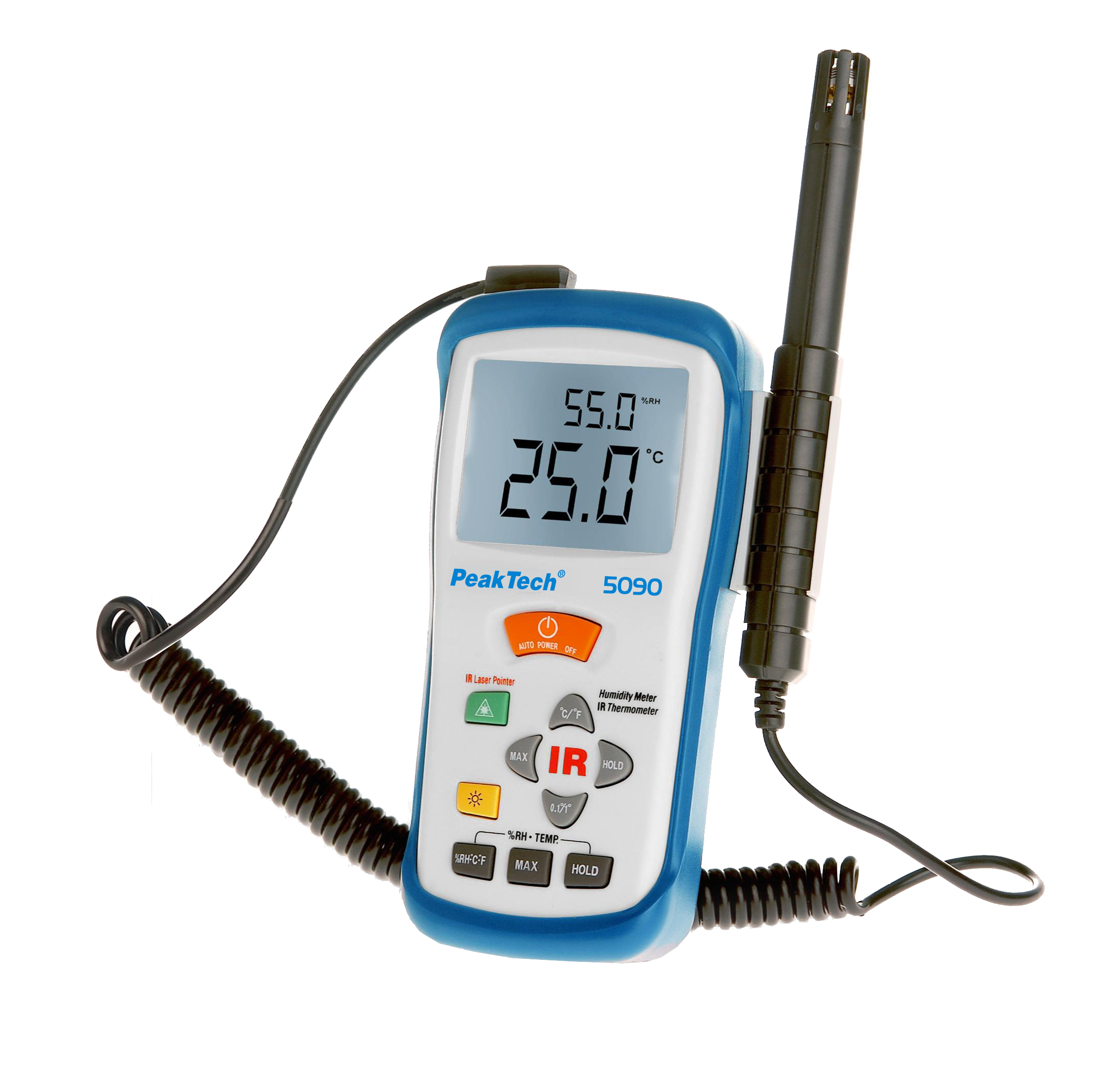 «PeakTech® P 5090» Temperature-/Humidity Meter, -50 ... +500°C
