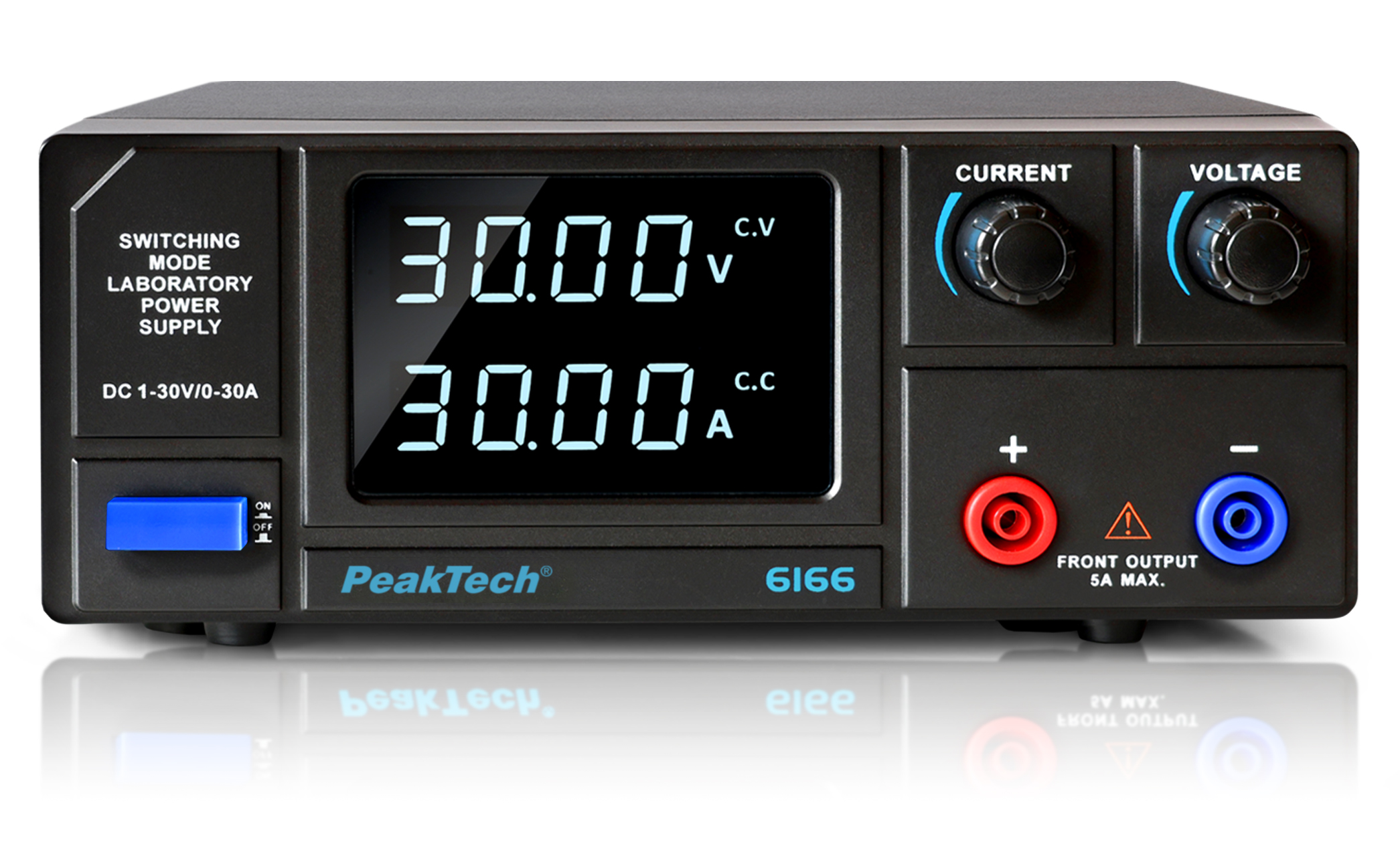 «PeakTech® P 6166» DC Schaltnetzgerät ~ 1 - 30V / 0 - 30A