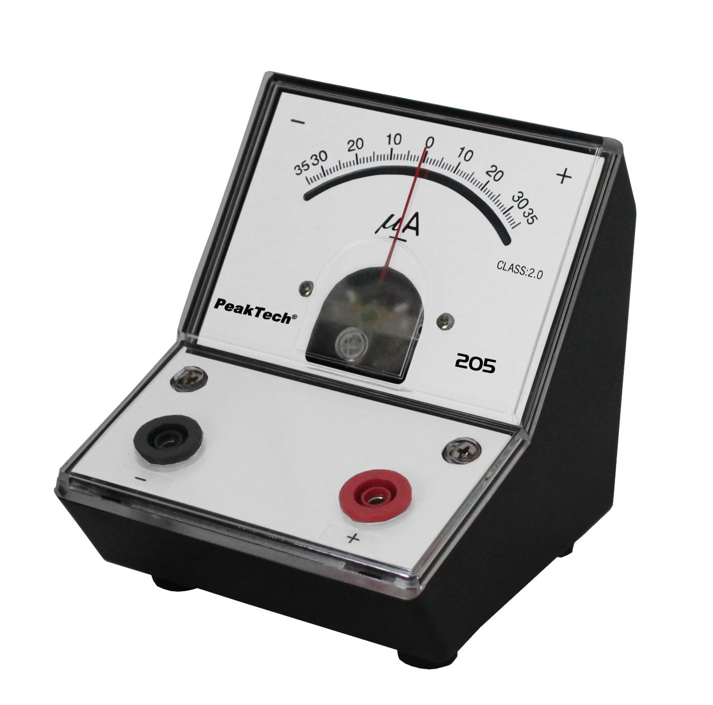«PeakTech® P 205-08» Analog galvanometer +/- 35µA DC