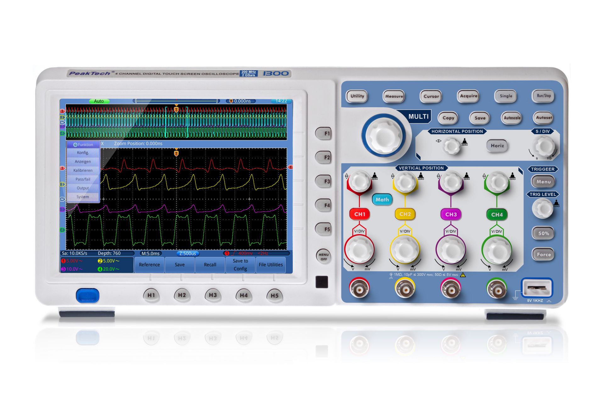Bench oscilloscopes
